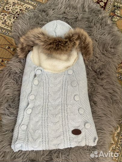 Конверт на выписку для мальчика зима