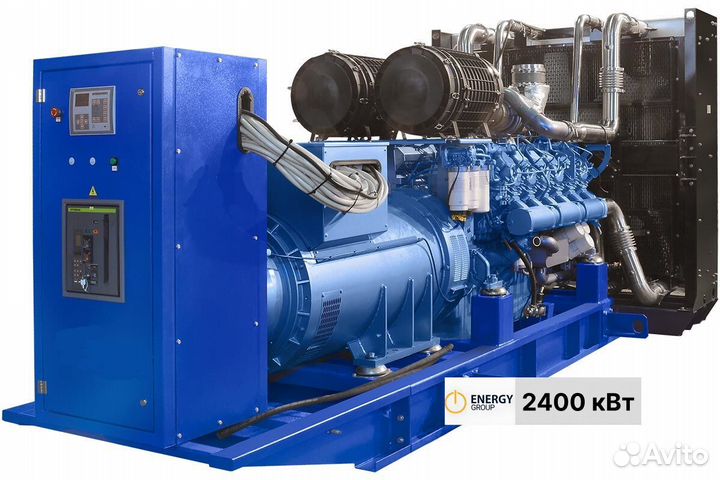 Дизельный генератор MGE 2,4 мвт Baudouin