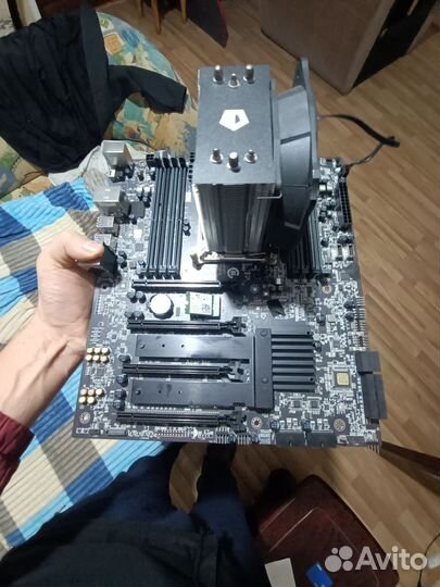 Мать x299 cpu i7 7800x