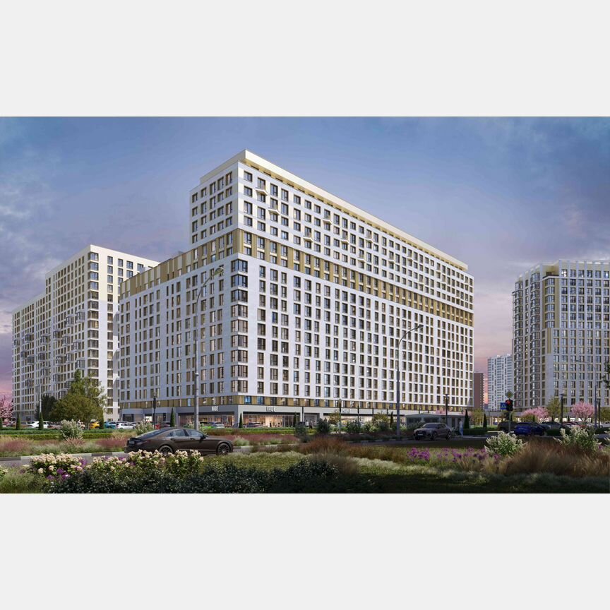 2-к. квартира, 59,2 м², 3/18 эт.