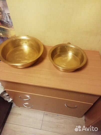 Тазики медно латунные