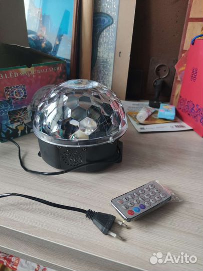 Светодиодный диско-шар с MP3 Плеером