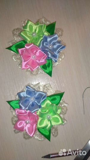 Заколка / резинка канзаши