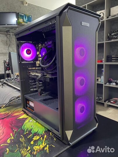 Игровой пк AMD Ryzen 5 7500f GTX1660super 6GB