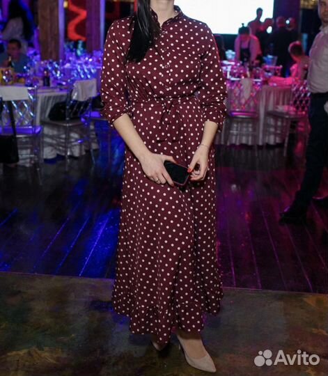 Платье в горошек 44-46 размера
