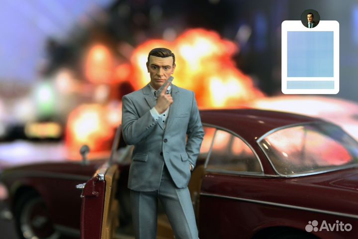 Джеймс Бонд. агент 007, фигурка 1:18