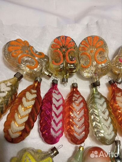 Елочные игрушки СССР