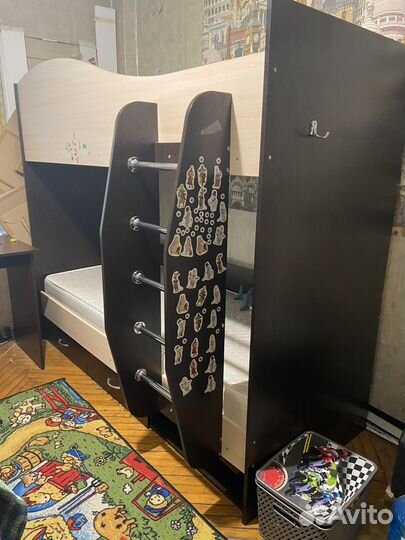 Двухъярусная кровать лдсп 2030х1090х1700