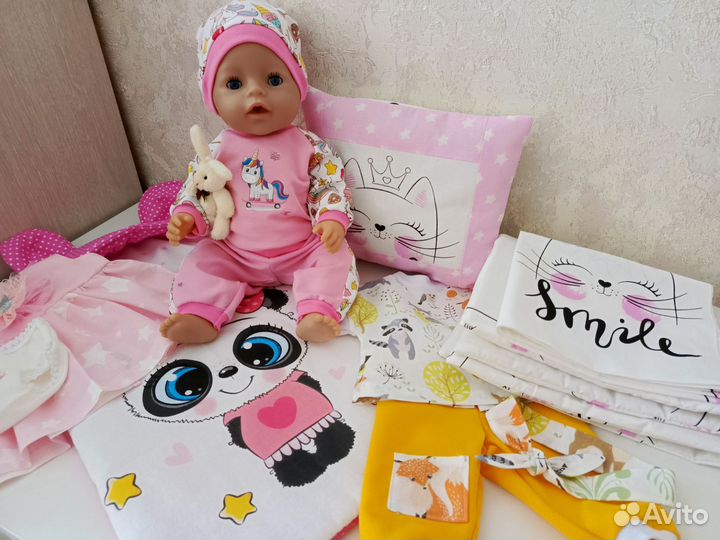 Новый Пупс Беби Борн + комплект новой одежды