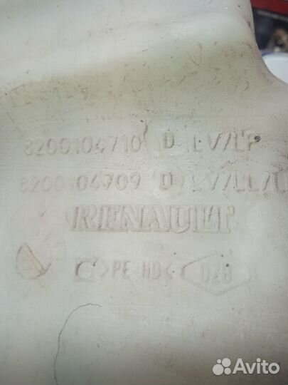 Бачок омывателя рено меган 2