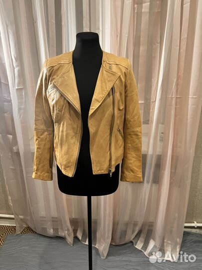 Куртка кожаная женская 42