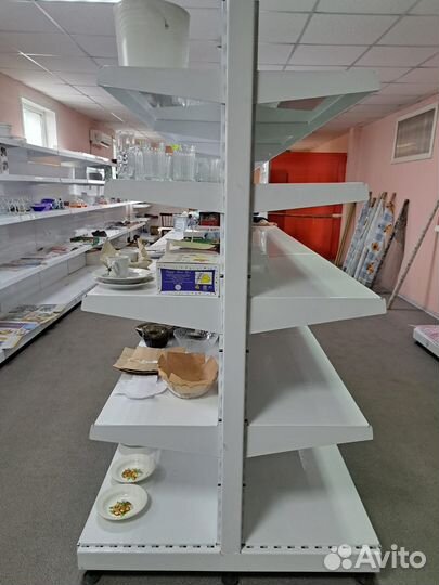 Стеллажи металлически торговый для магазина бу
