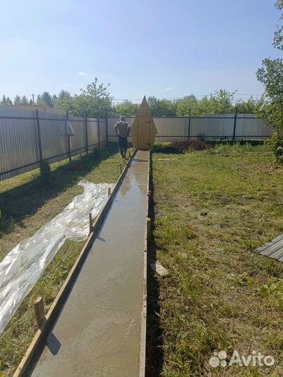 Стяжка, Отмостка, Фундамент,Дорожки и Брусчатка
