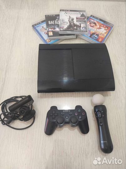 Игровая приставка ps3 super slim