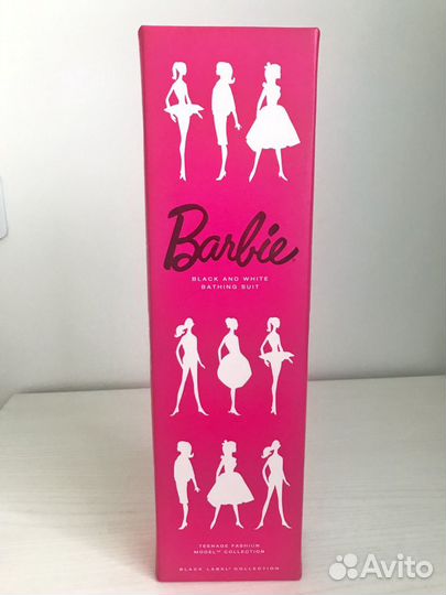 Barbie black and white bathing suit