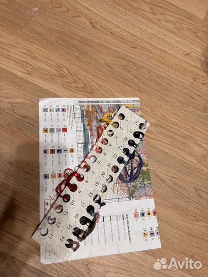 Остатки набора для вышивания Овен