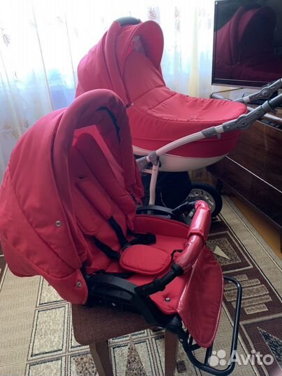 Коляска 2 в 1 + автолюлька даром