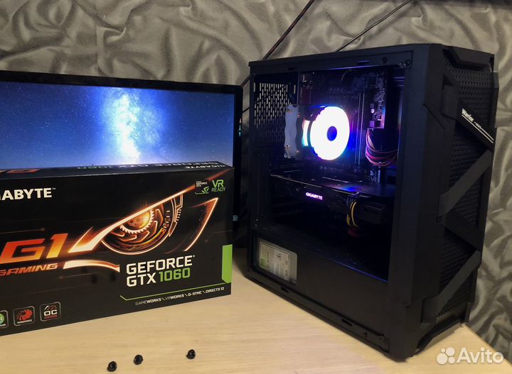 Игровой компьютер intel core i5/GTX1060/16Gb