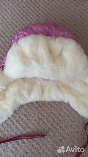 Шапка зимняя на девочку 4-5 лет