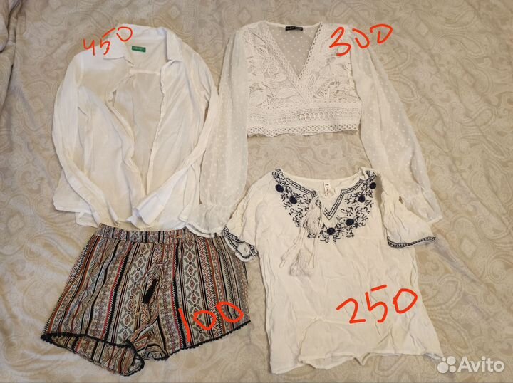 Пакет женских вещей новых xs s m benetton hm