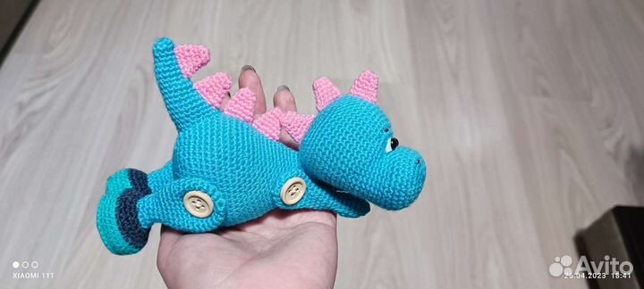 Ручная работа Вязанная игрушка Дракон