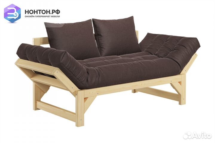 Диван кушетка Амбер коричневый