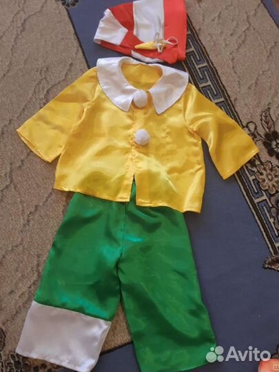 Новогодние костюмы гном, пират, обезьяна, снеговик