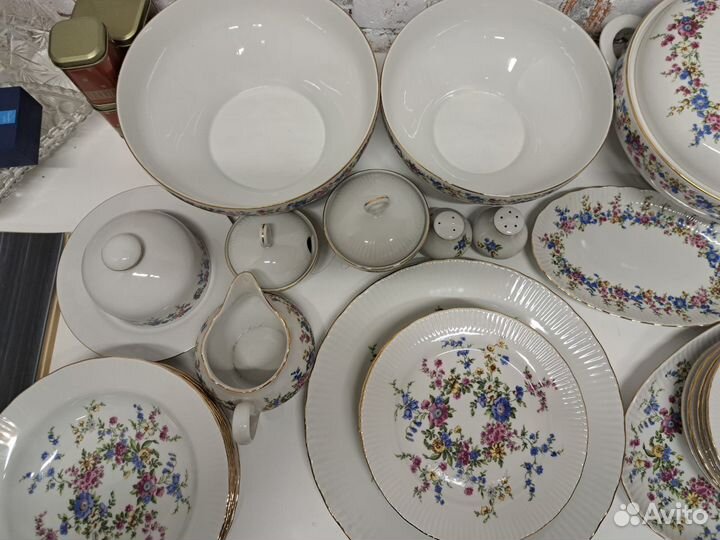 Набор столовой посуды гдр jlmenau на 6 персон