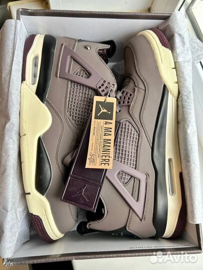 Кроссовки Nike Air Jordan 4 x A Ma Maniére Violet