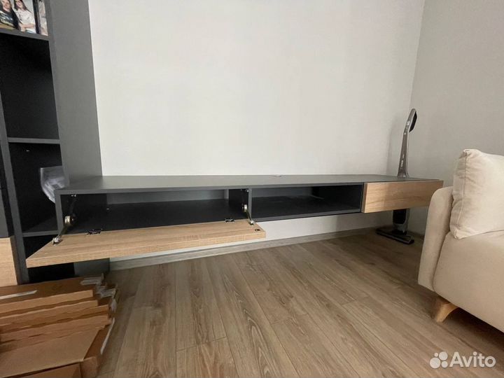 Тумба навесная (3 секции), артис