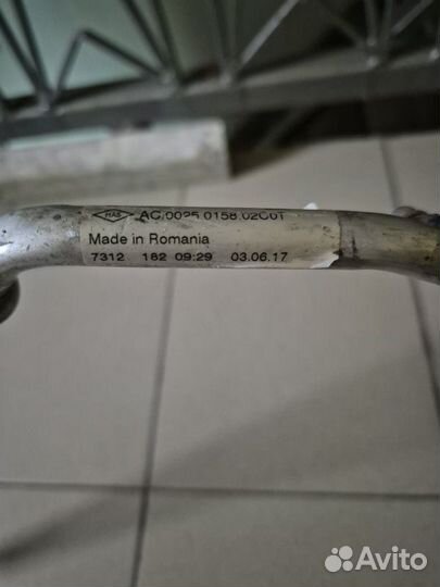 Трубка кондиционера Лада Ларгус K4M