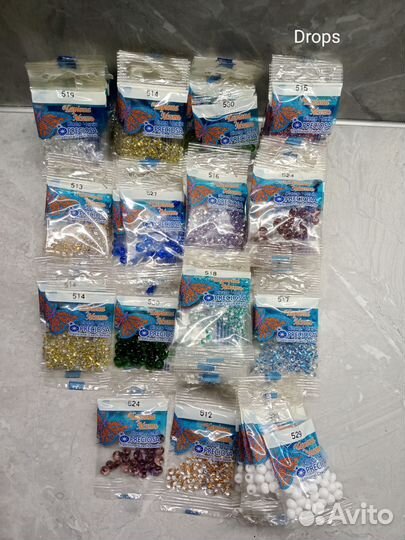 Бисер, стеклярус