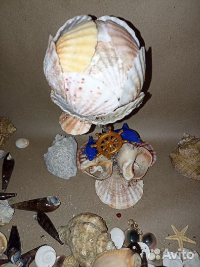 Дерево из ракушек, ручной работы