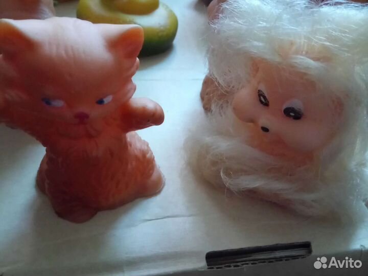 Резиновые игрушки пищалки СССР