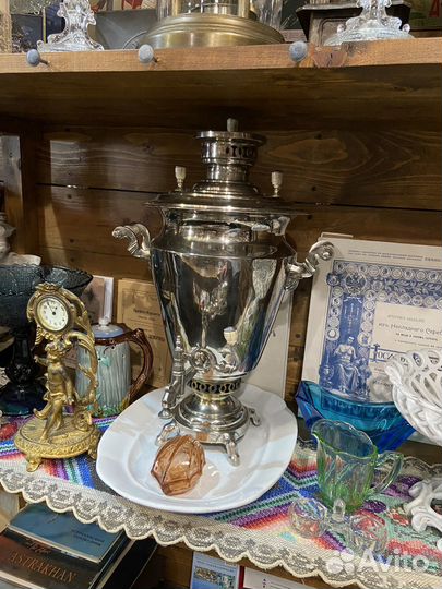 Старинный угольный самовар, царская Россия