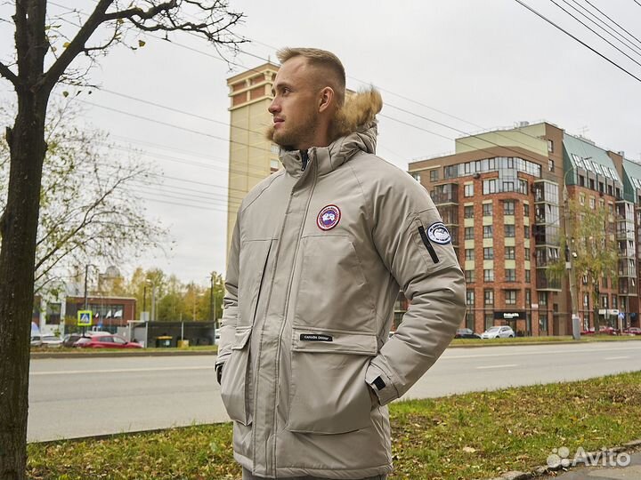 Мужская зимняя куртка парка Canada Goose