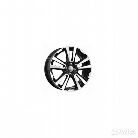 Литые диски 6.5x17 5x114.3 66.1 ET50 кик кс874 алмаз черный