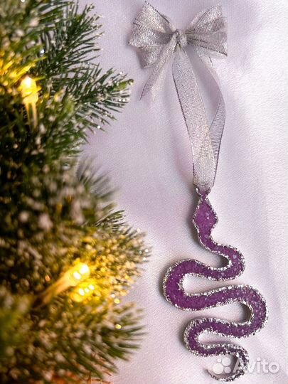 Новогодние елочные игрушки из смолы pro100smola