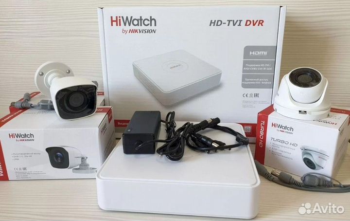 Комплект видеонаблюдения HiWatch Всепогодный