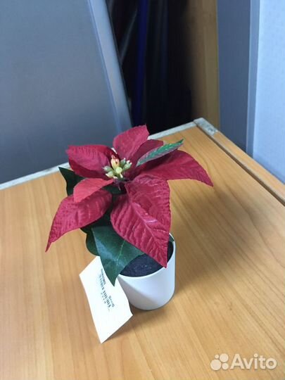 Искусственное растение в горшке икеа фейка