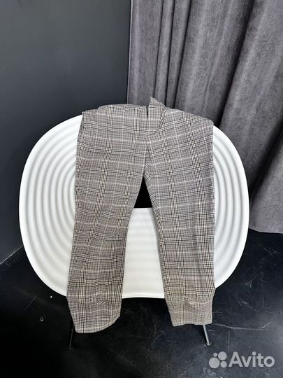 Мужские клетчатые брюки H&M