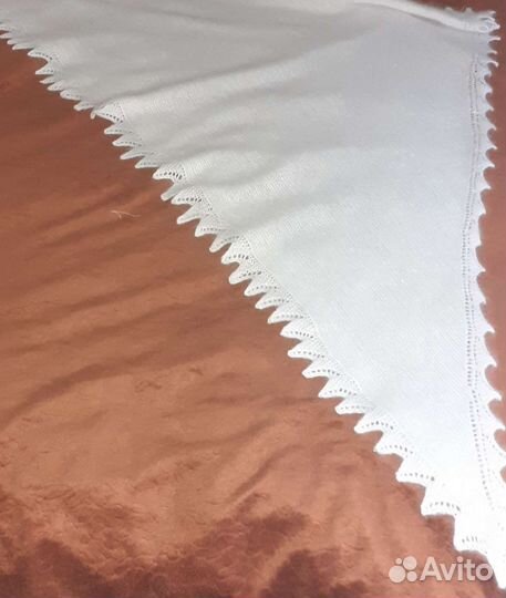 Пуховая косынка из пуха кролика