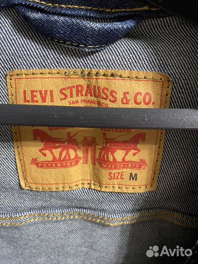 Джинсовая куртка levis мужская