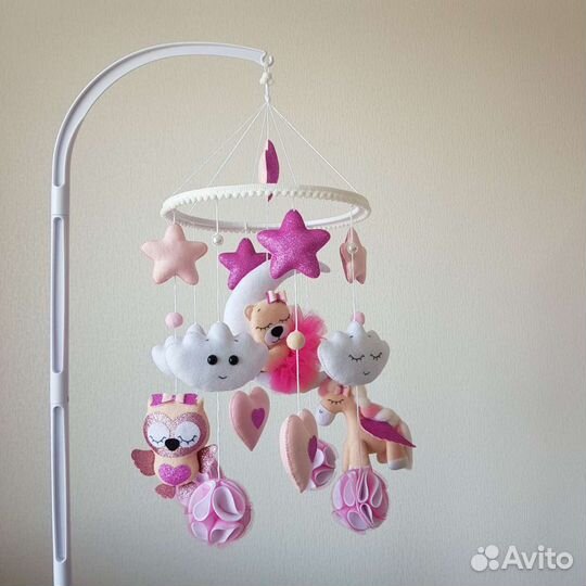 Мобили из фетра в наличии и на заказ