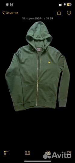 Зип худи мужское Lyle & Scott размер S