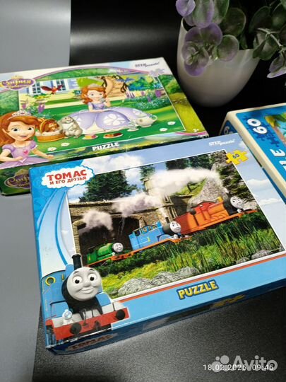Пазлы для детей 3 шт