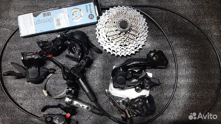 Групсеты + Тормоза Shimano XT SLX