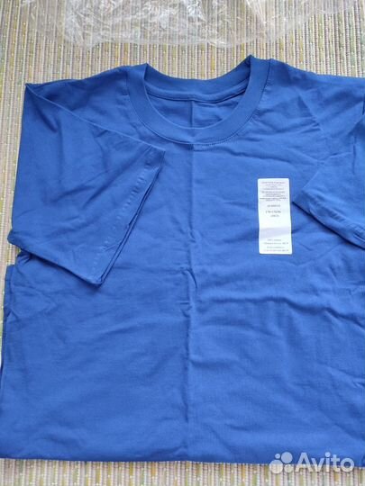 Военная форма футболка под офиску васильковая 48