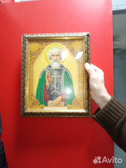 Икона алмазная мозаика