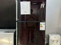 Холодильник с морозильником Sharp sjgv58ARD красны
